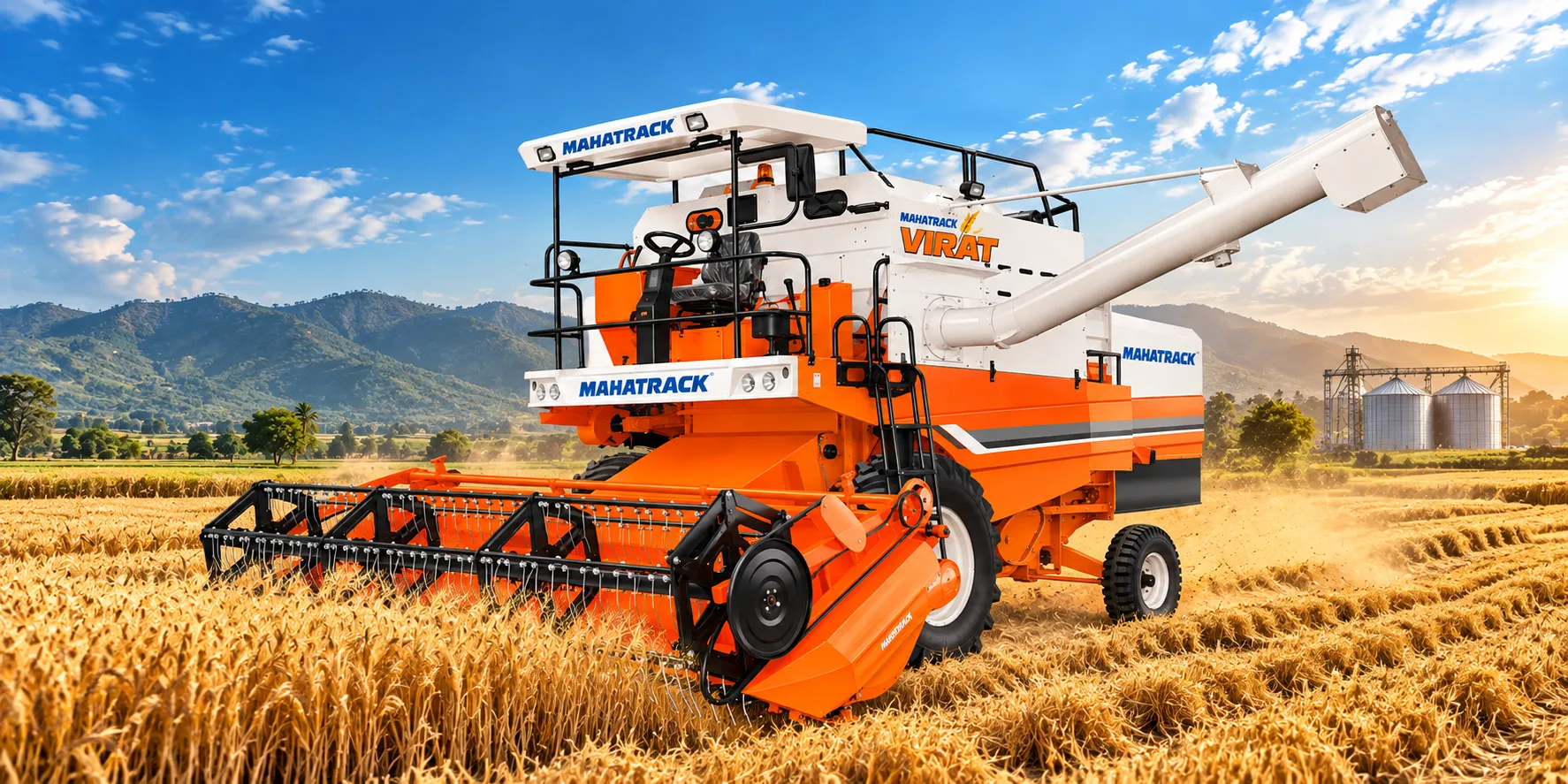 MAHATRACK VIRAT Harvesting in Agricultural Field